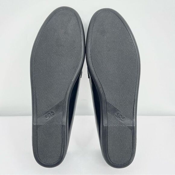 SAS Softie Black Leather Tassle and Kiltie Slip On Loafers 0073-013 Size 10 N - Picture 7 of 9